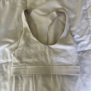 Lululemon athletica white sports bra